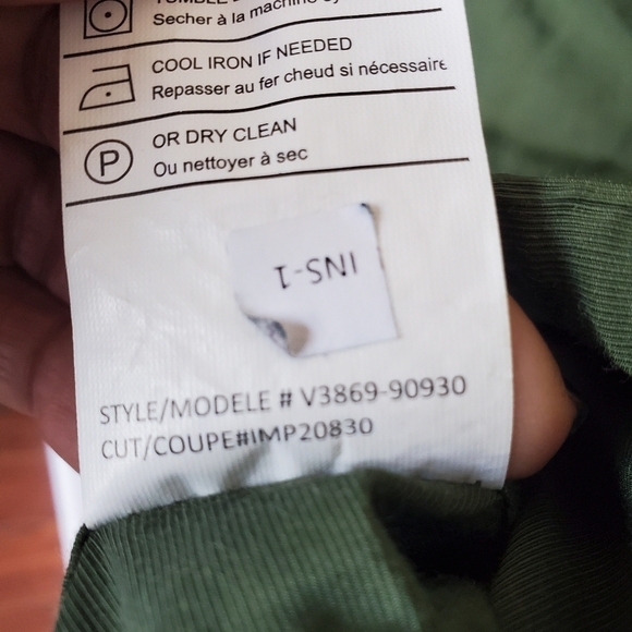 Vince Army Green Oversized Parka Utility Bomber Jacket Women's Size S - Picture 12 of 14